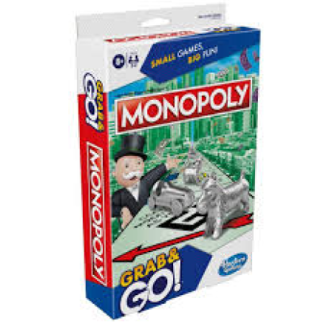 HASBRO MONOPOLY GRAB AND GO 
